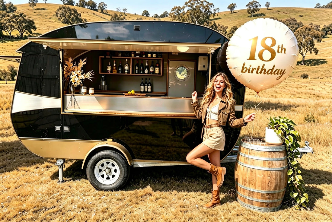 Mobile Bar Van at 18th Birthday Party